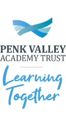 Penk Valley Academy Trust logo featuring a blue abstract symbol above the text "Penk Valley Academy Trust" and "Learning Together."