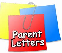 Illustration of a colourful sticky note stack with "Parent Letters" written on the top note, symbolising important communications for parents.  