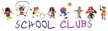 Illustration of children engaging in various activities, symbolising school clubs and extracurricular opportunities at Marshbrook First School.  